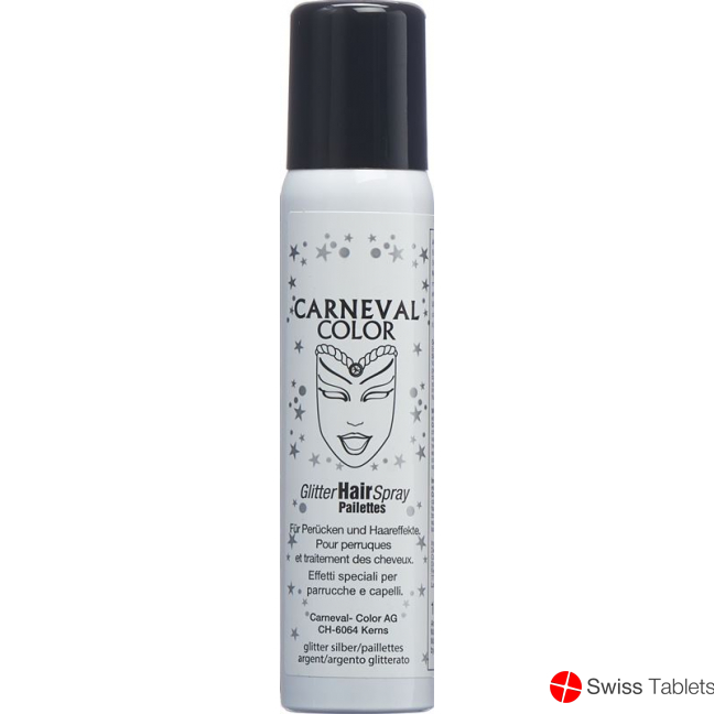 Carneval Color Glitter Hair Spray Silber 100ml buy online