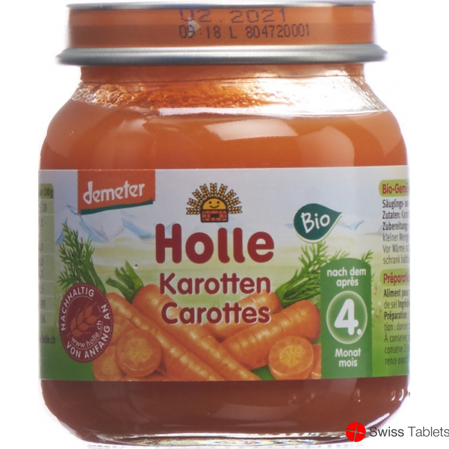 Holle Carrot from the 4th month Organic 125g buy online