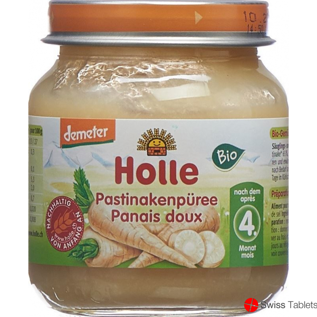 Holle Parsnip Purée from the 4th month Organic 125g buy online