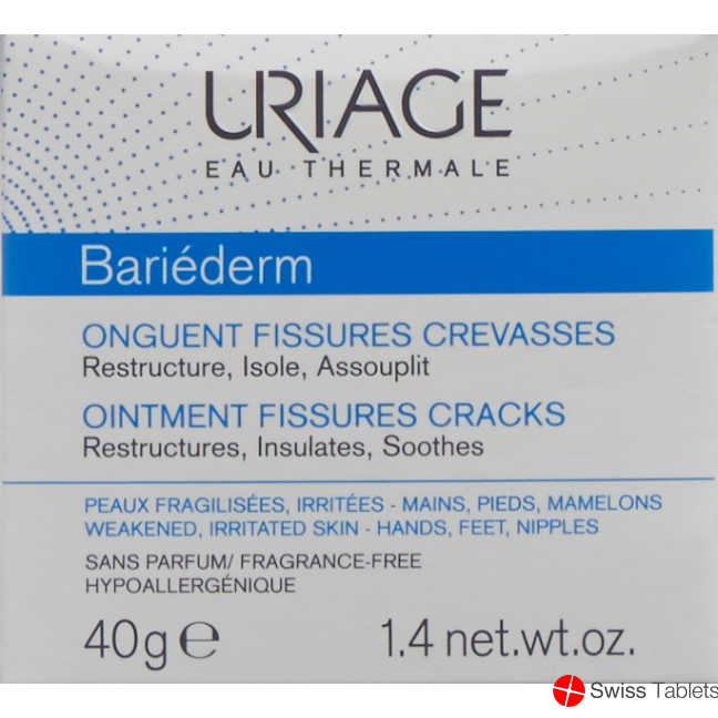 Uriage Bariederm Onguent Fissures Crevasses 40g buy online