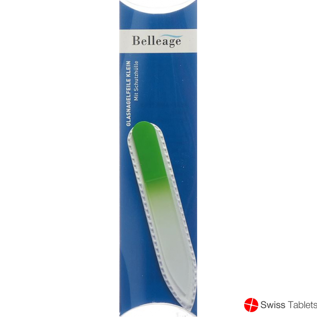 Belleage glass nail file small with protective cover buy online