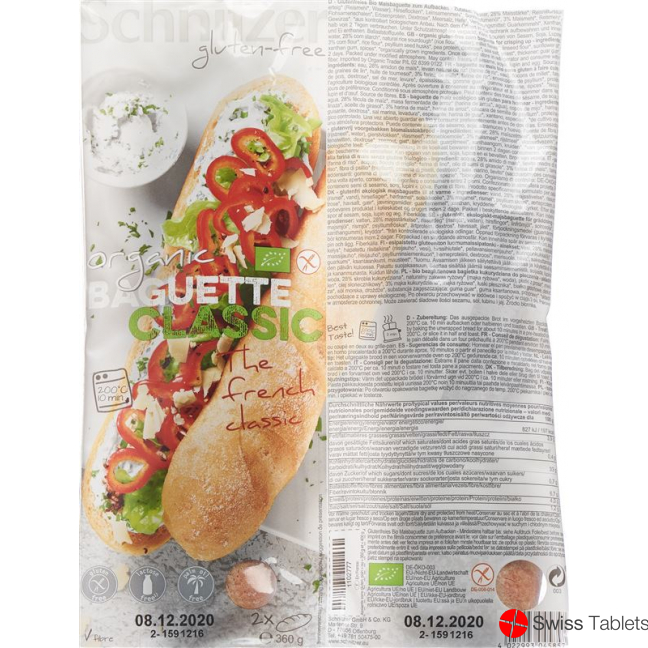 Schnitzer Bio Baguette Classic 360g buy online