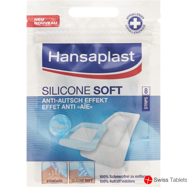 Hansaplast Silikon Pflaster Mixpack 8 Stück buy online