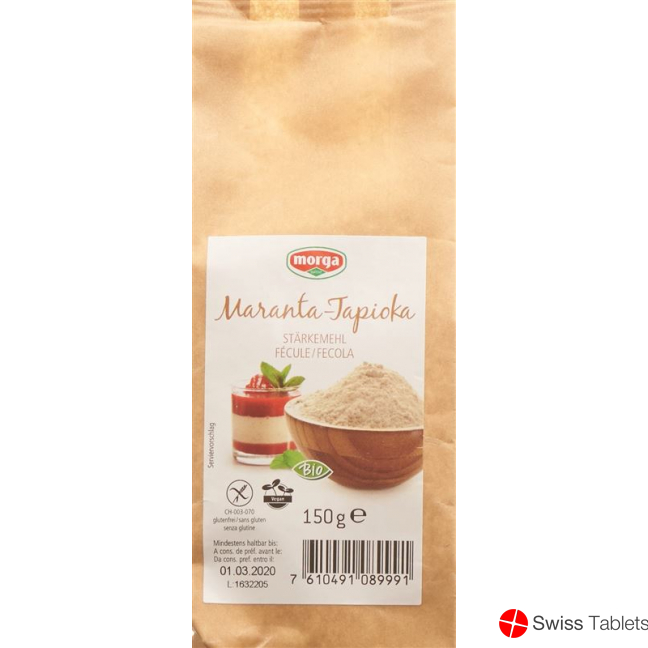 Morga Maranta-Tapioka Stärkemehl Bio Beutel 150g buy online