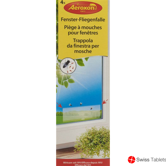 Aeroxon Fenster-Fliegenfallen Transparent 4 Stück buy online