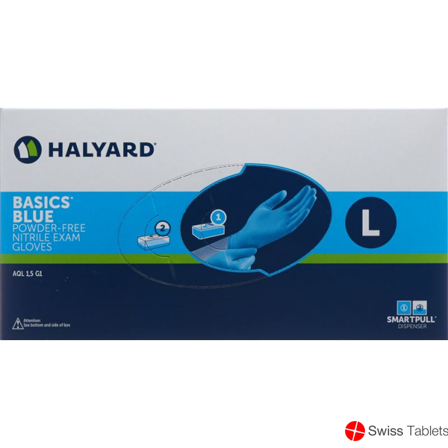 Halyard Uhs L Nitril Basic Blau 200 Stück buy online