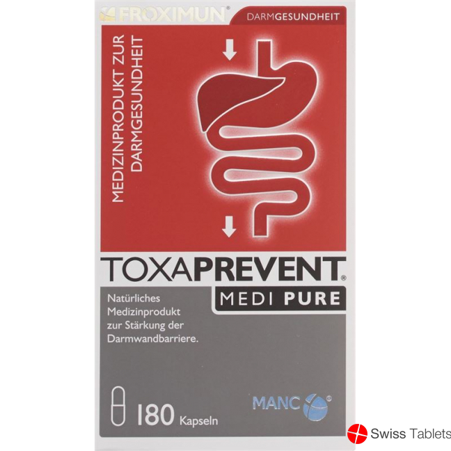 Toxaprevent Medi Pure Kapseln 400mg 180 Stück buy online