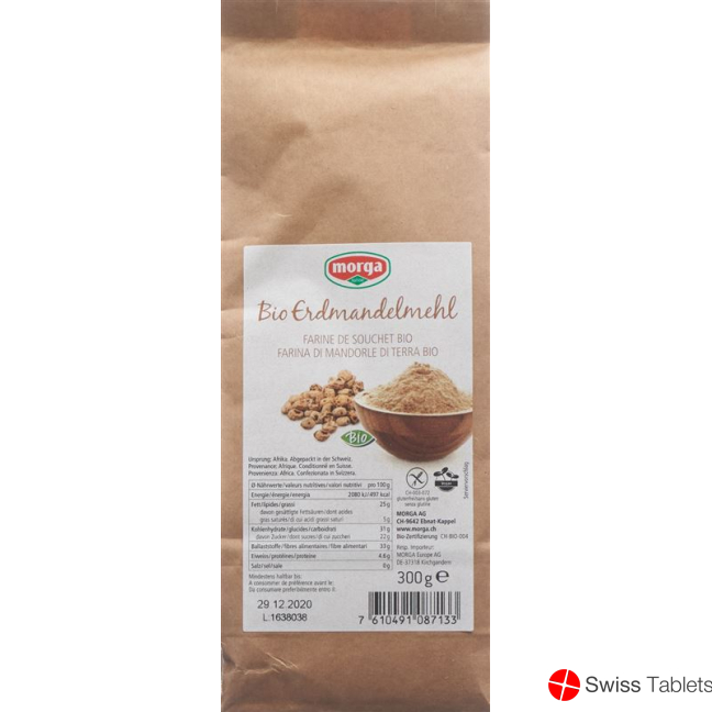Morga Erdmandelmehl Bio Glutenfrei Beutel 300g buy online