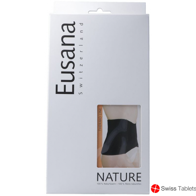 Eusana Kidney Warmer Anatomical Silk/Wool S Black buy online