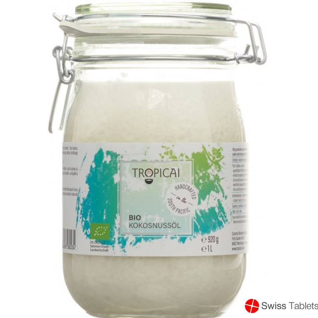 Tropicai Virgin Coconut Oil Bio Glas 1000ml buy online