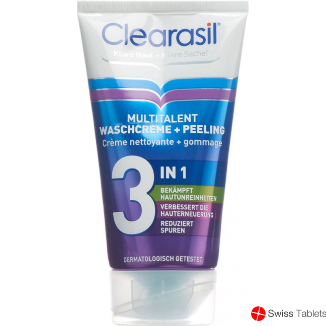 Clearasil Multitalent Waschcreme&peeling 150ml buy online