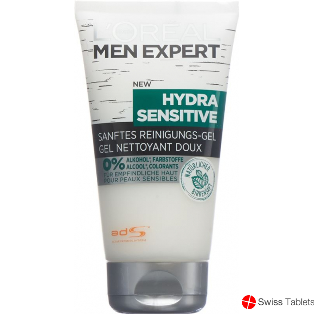 L'Oréal Men Expert Hydra Sensitive Clean Tube 150ml buy online