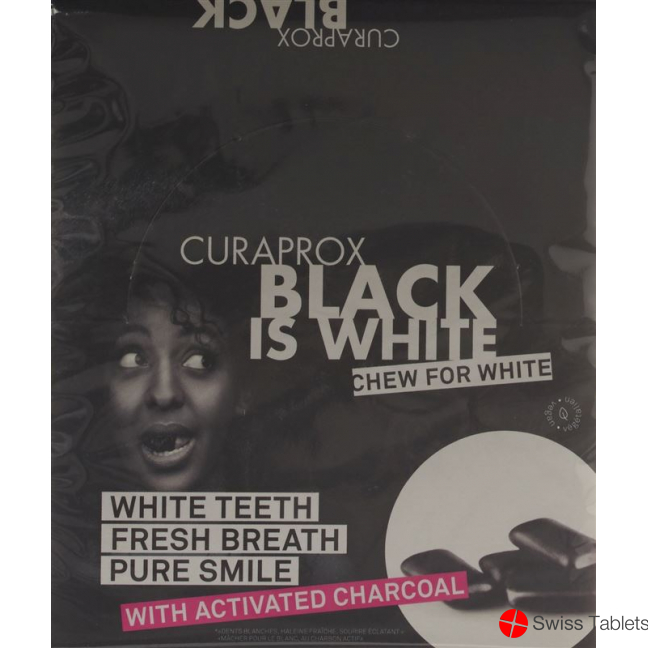 Curaprox Black Is White To Go Display 12 Stück buy online
