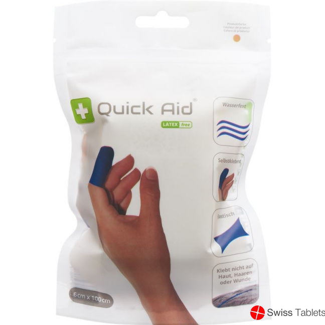 Quick Aid Pflaster 6x100cm Latexfrei Hautfarben buy online
