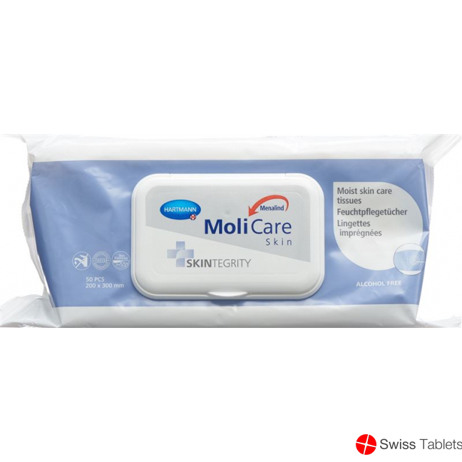 Molicare Skin moist care wipes 50 pieces buy online
