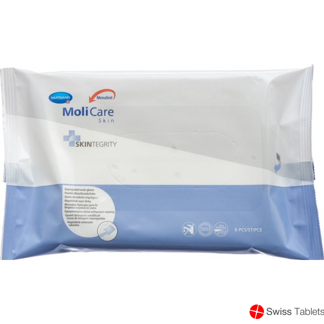 Molicare Skin washing gloves 8 pieces buy online