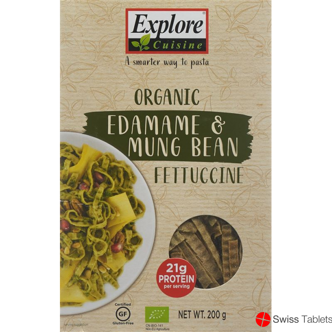 Explore Cuisine Fettuccine Edamame&mungo Bio 200g buy online