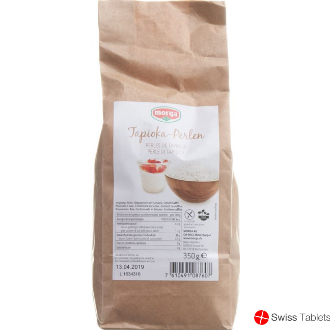 Morga Tapioka-Perlen Glutenfrei 350g buy online
