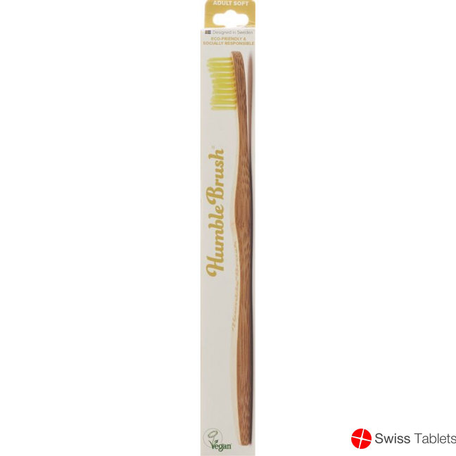 Humble Brush Toothbrush Adult Yellow buy online