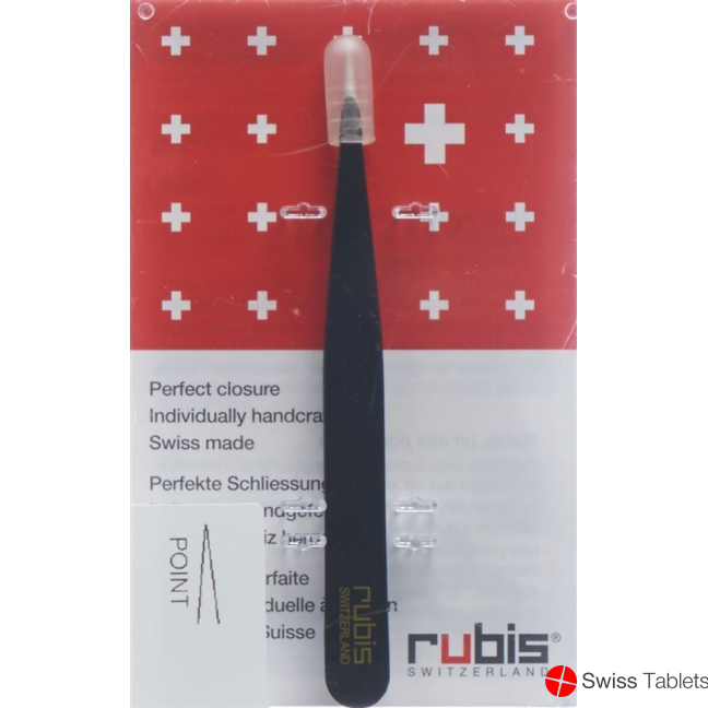 Rubis tweezers pointed black inox buy online Rubis tweezers pointed black inox buy online