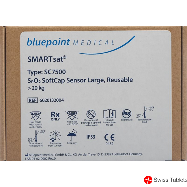 Oxytrue A+s adult sensor Smartsat buy online