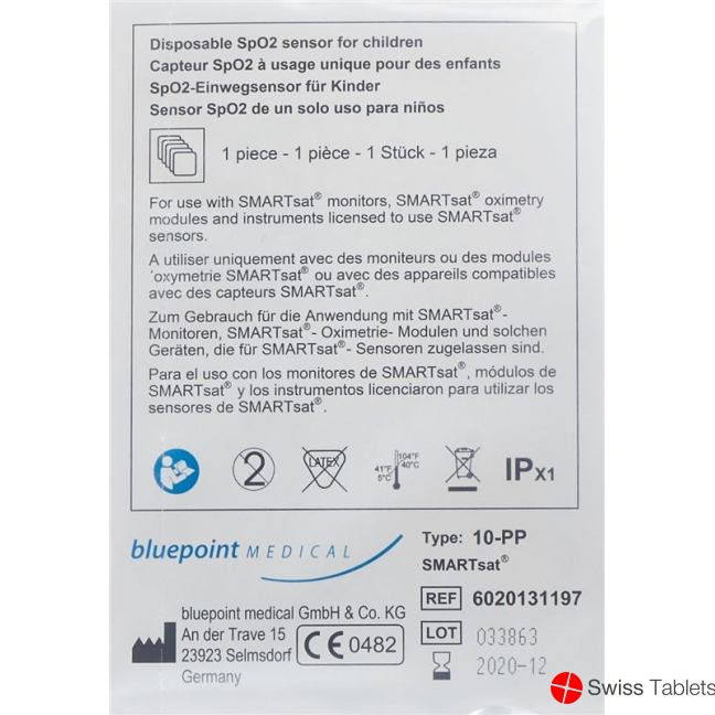 Oxytrue Disposable Patch Sensors Kids Smartsat buy online