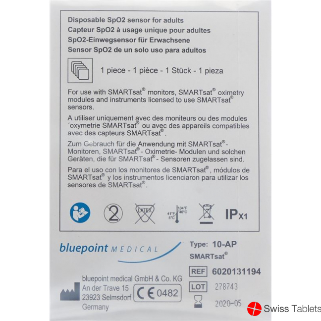 Oxytrue Disposable Patch Sensors Adult Smartsat buy online