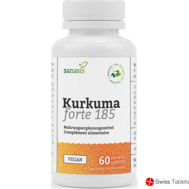 Sanasis Kurkuma Fort Kapseln 60 Stück buy online