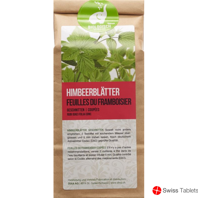 Dixa Himbeerblätter Dac Bio Geschnitten 70g buy online