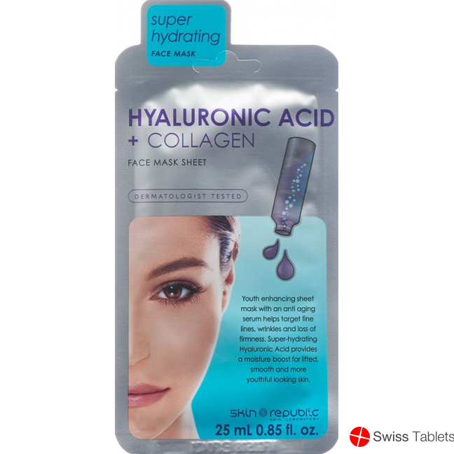 Skin Republic Hyaluron Acid Collagen Face Mask Beutel buy online