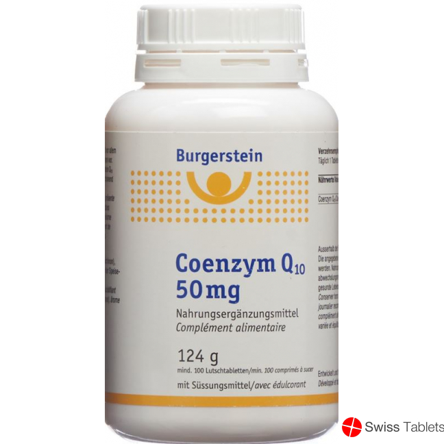 BURGERSTEIN Coenzym Q10 Lutschtablets 50 mg buy online