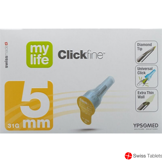 Mylife Clickfine Pen Nadeln 5mm 31g 100 Stück buy online