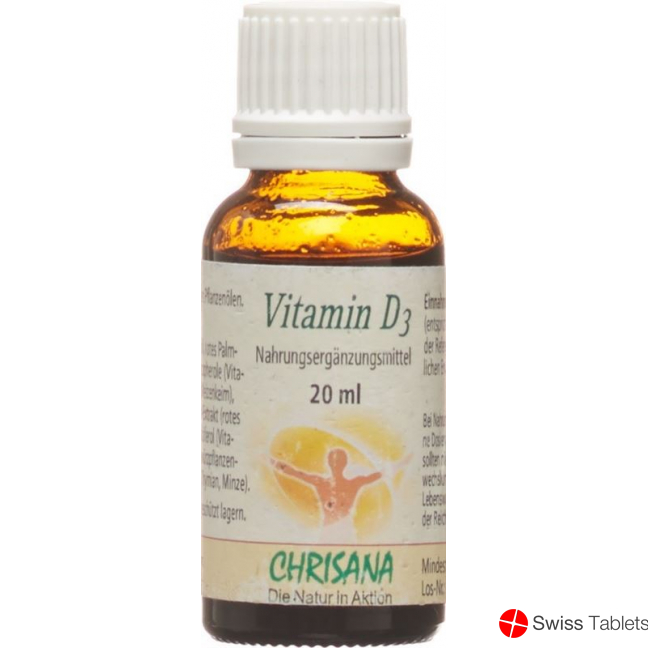 Chrisana Vitamin D3 Tropfen Pip Flasche 20ml buy online