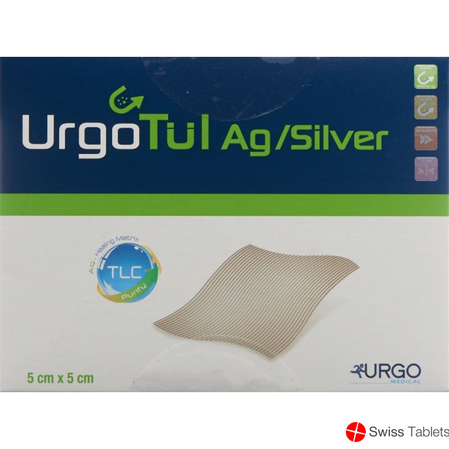 Urgotuel Silver Wundauflage 5x5cm 10 Stück buy online