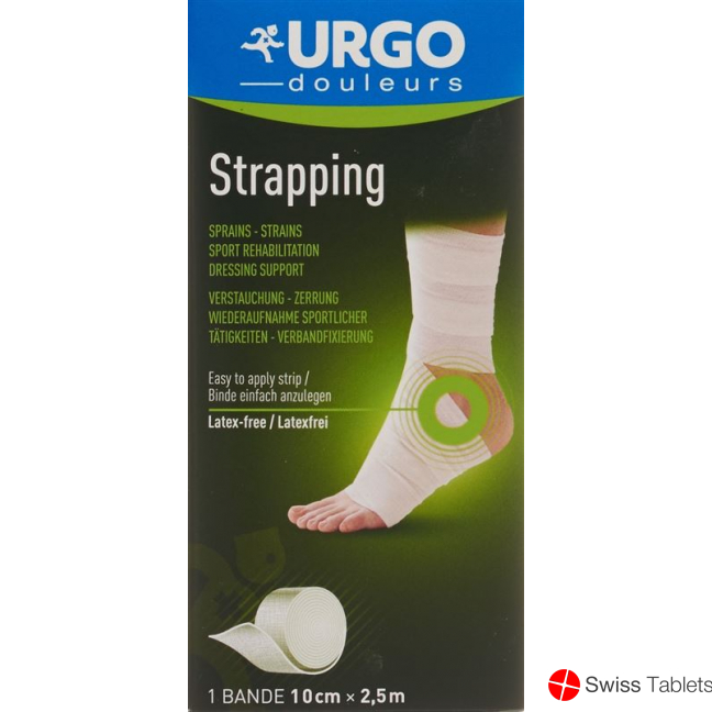 Urgo Strapping Crepe bandage 2.5mx10cm buy online
