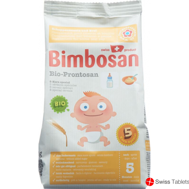 Bimbosan Organic Prontosan Powder 5 Grain Spez Bag 300g buy online