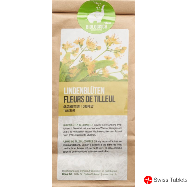 Dixa Lindenblüten Pheur Bio Geschnitten 90g buy online