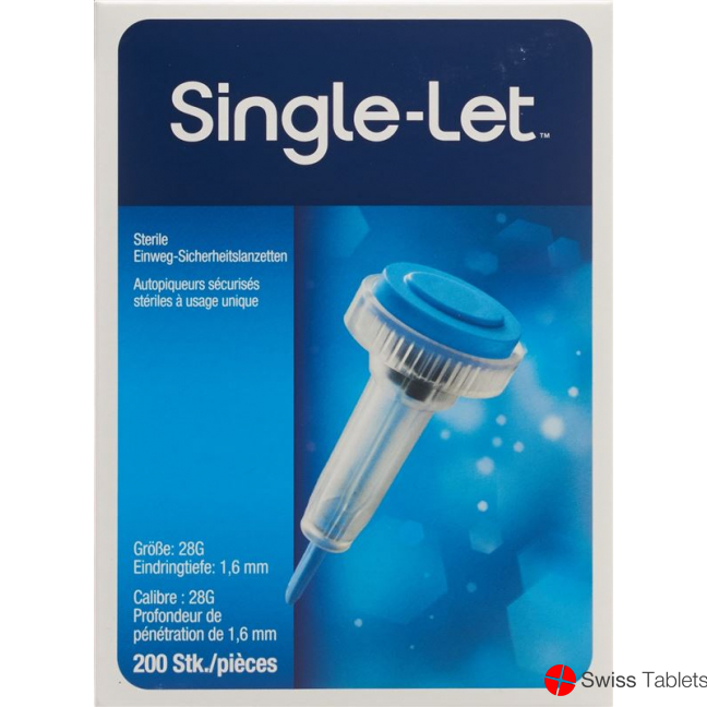 Single-let Einmalstechhilfe 200 Stück buy online