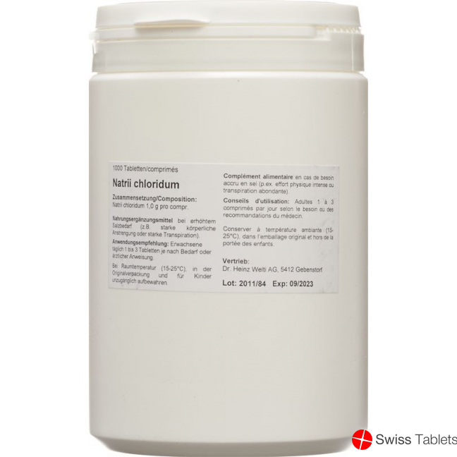 NaCl Welti Tabletten 1g 1000 Stück buy online