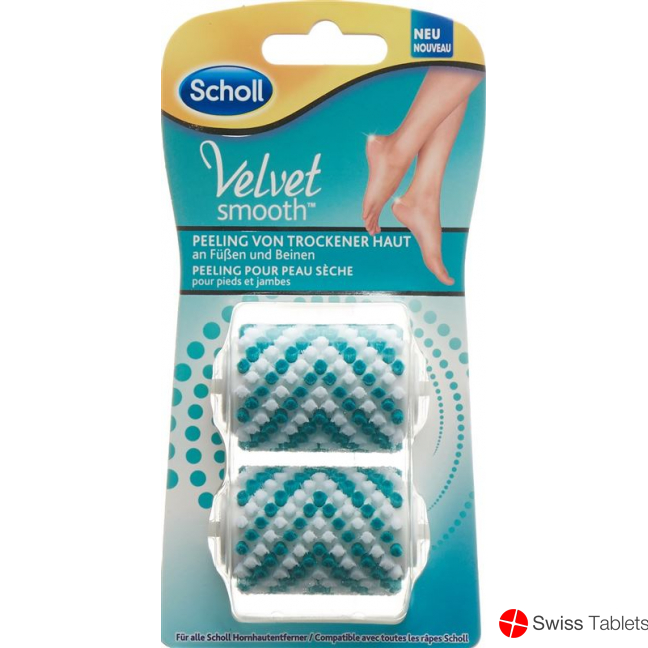 Scholl Velvet Smooth Peeling Rollen Dry Skin 2 Stück buy online