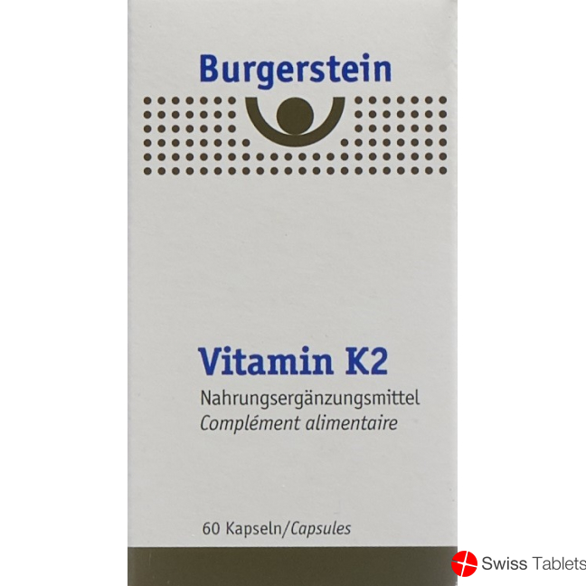 Burgerstein Vitamin K2 capsules 180 mcg Ds 60 pieces buy online