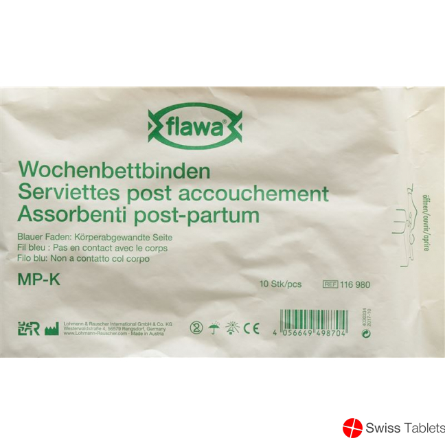 Flawa Wochenbettbinden Mp-k 10 Stück buy online