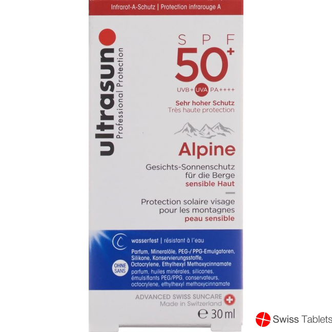 Ultrasun Alpine SPF 50+ Tube 30ml buy online