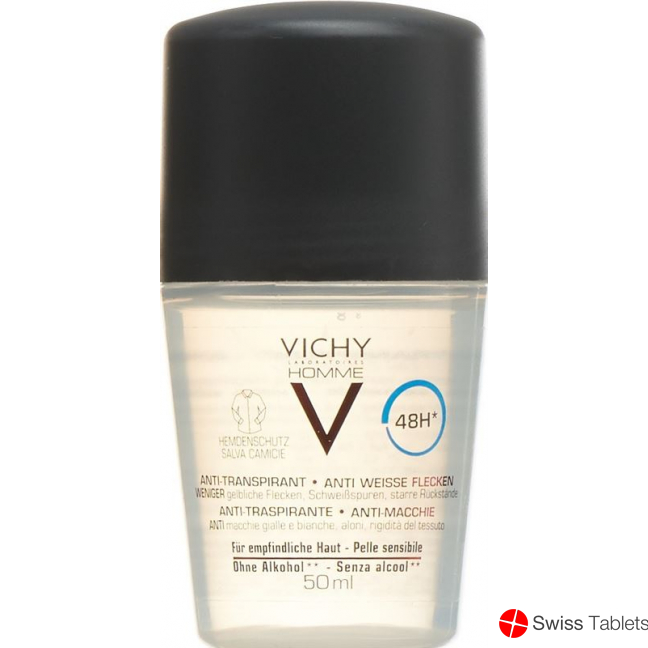 Vichy Homme Deo Anti-Flecken 48h Roll On 50ml buy online