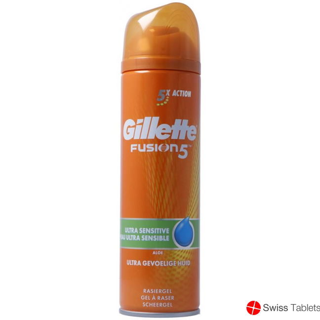 Gillette Fusion5 Gel Ultra Sensitive can 200ml buy online