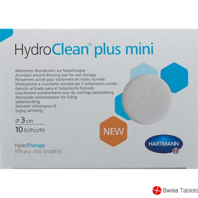 Hydroclean Plus 3cm Rund Mini 10 Stück buy online