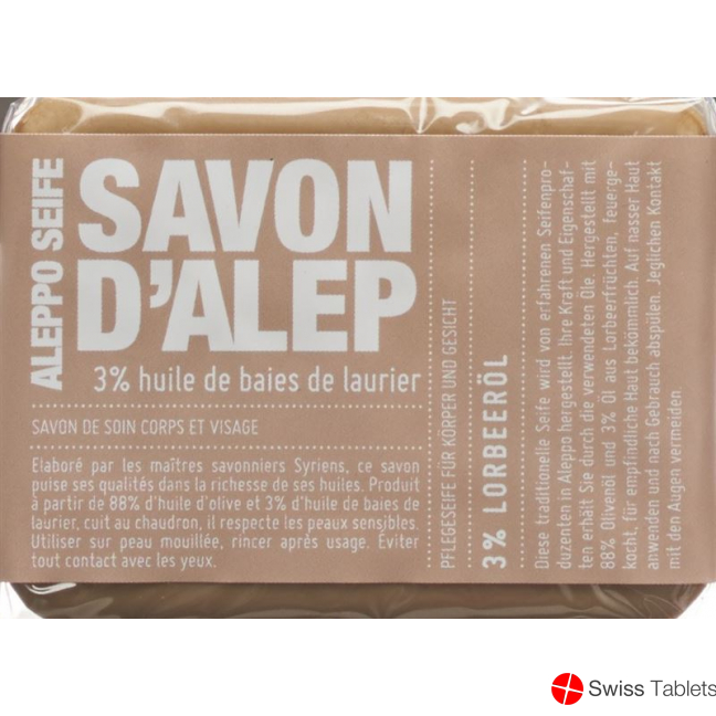 Bionaturis Aleppo Seife 3% 100g buy online