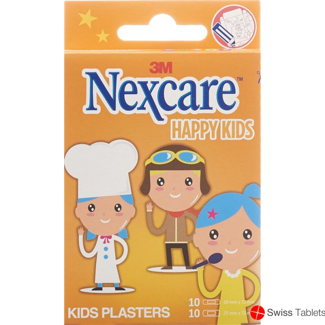 3M Nexcare Kinderpflaster Happy Kids Berufe 20 Stück buy online