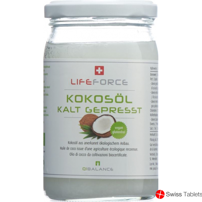 Qibalance Kokosöl Bio Glas 250ml buy online
