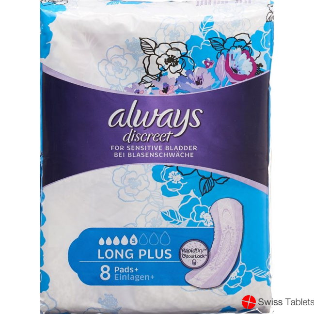 Always Discreet Inkontinenz Long Plus 8 Stück buy online